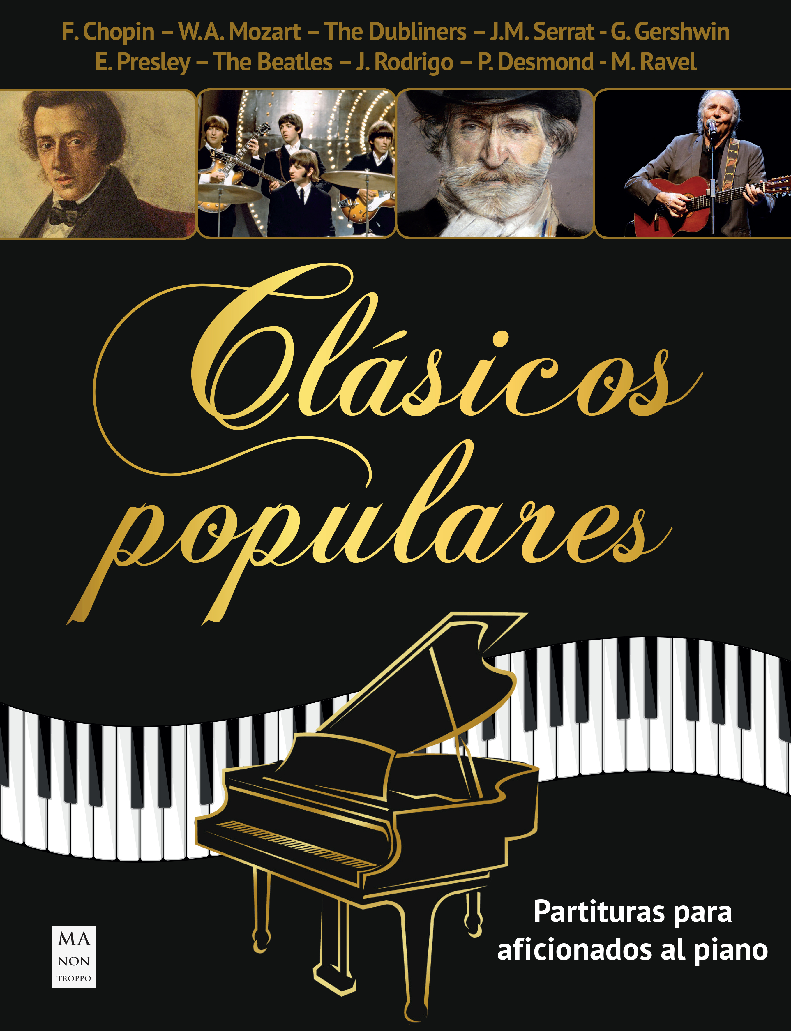 ALBUM - CLASICOS POPULARES (58 CANCIONES) ARR.FACILES PIANO